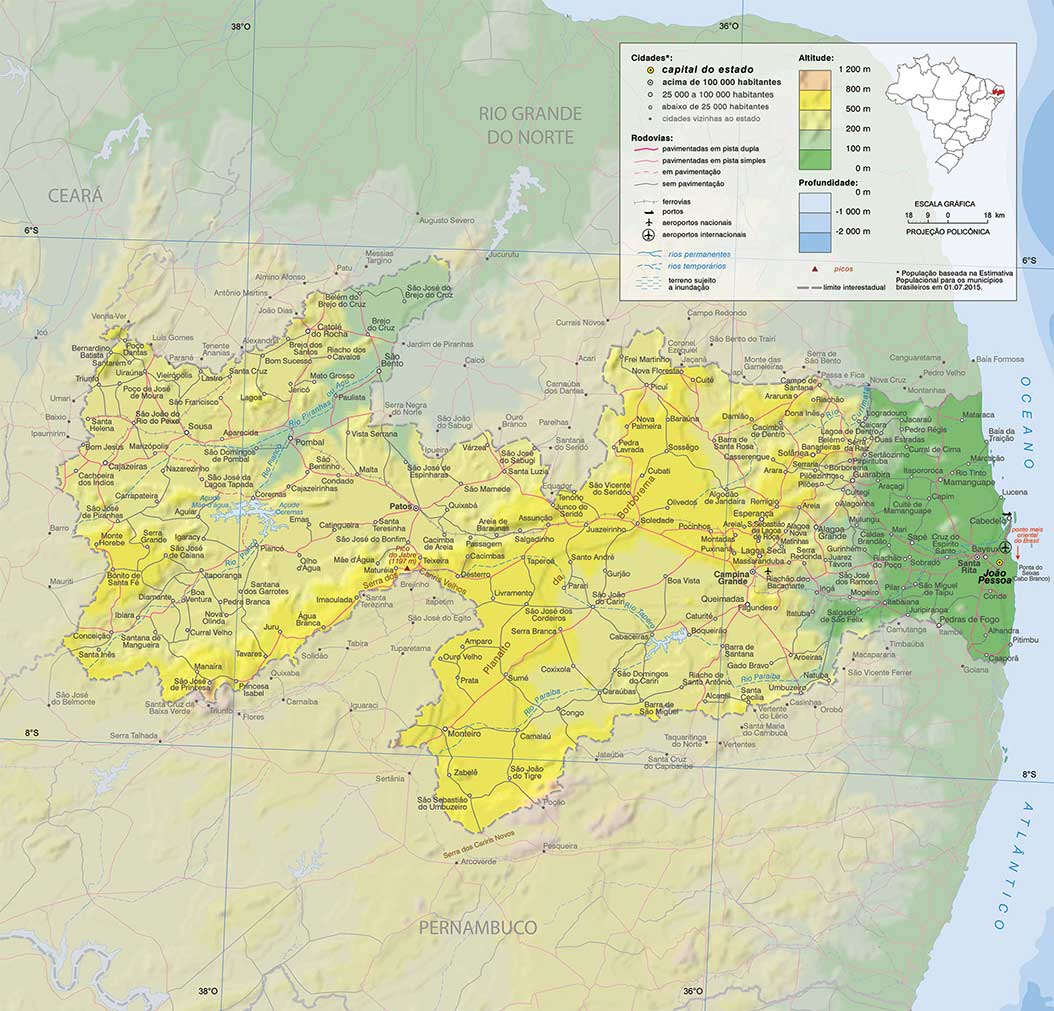 Para Ba Pb Atlas Geogr Fico Escolar Ibge