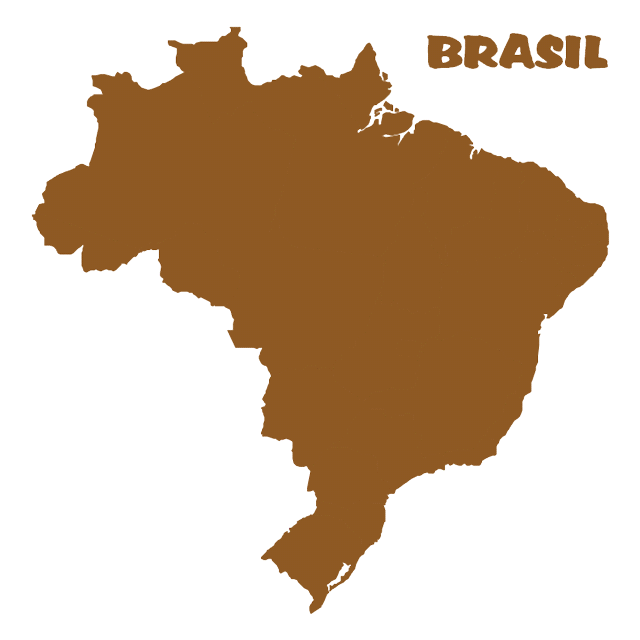 Animação do mapa do Brasil, com as divisões em Grandes Regiões e Unidades da Federação