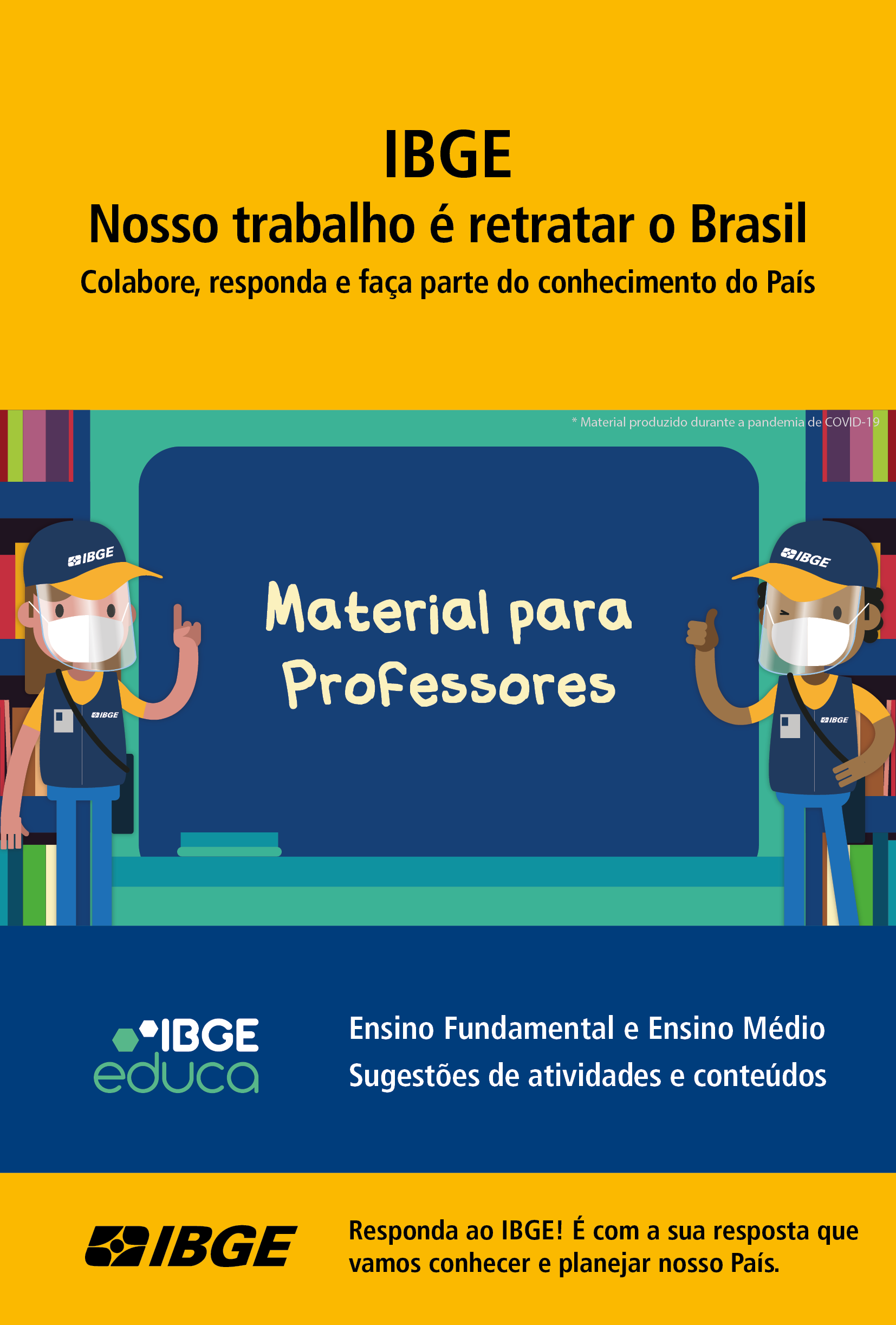 IBGE - Educa, Professores